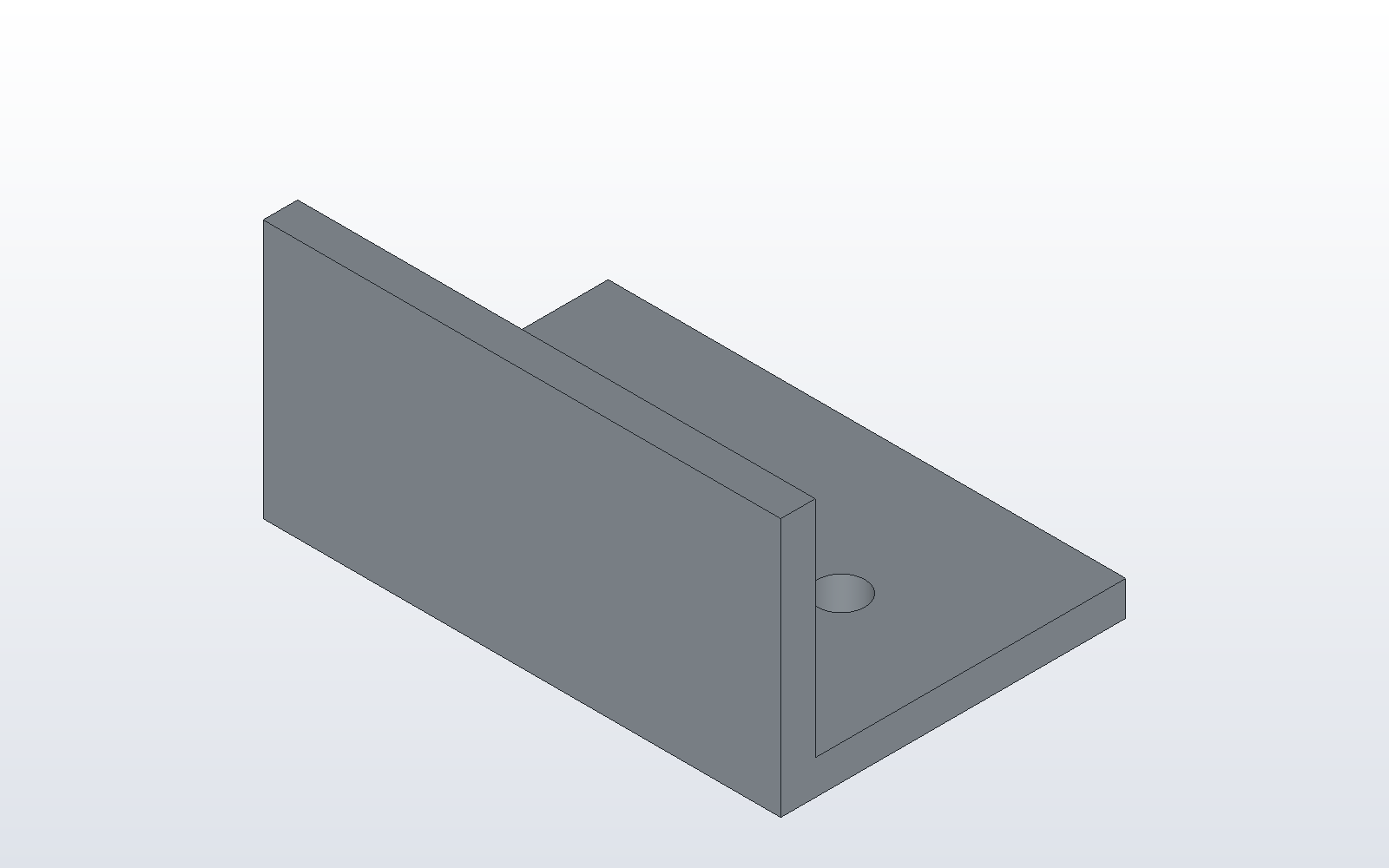 The angle bracket and its feet